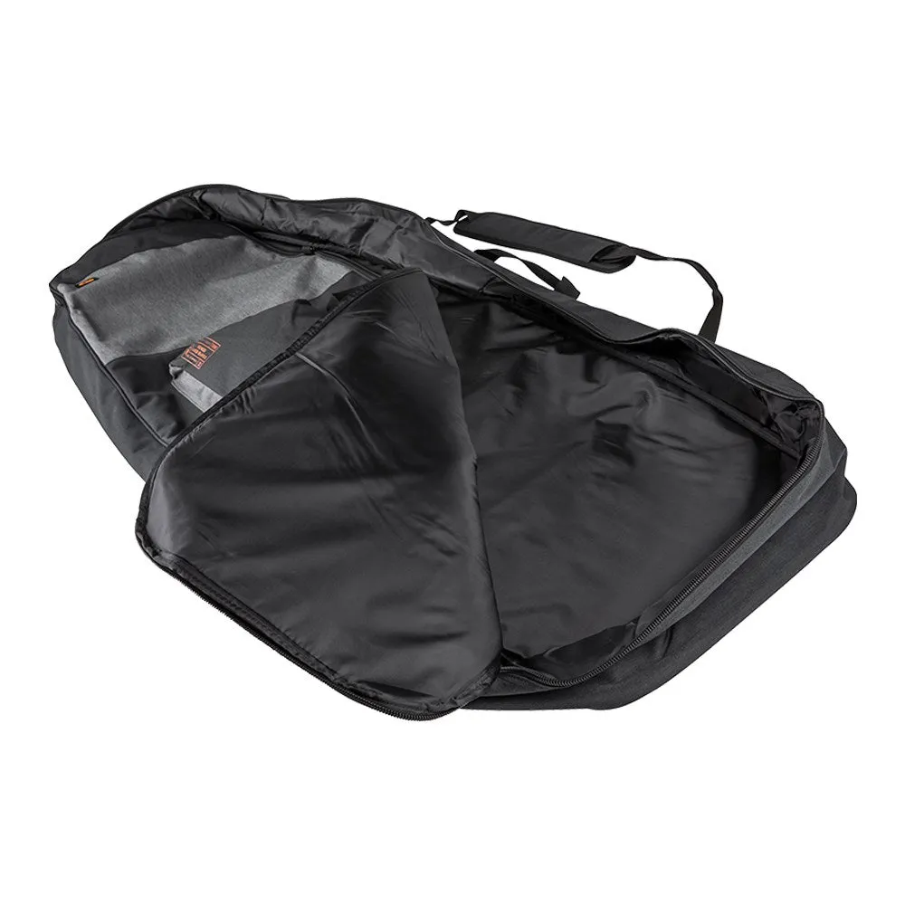 2025 Ronix Squadron Half Padded Board Case - Heather Charcoal / Orange