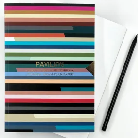 A5 Stripes Design Embossed Notebook