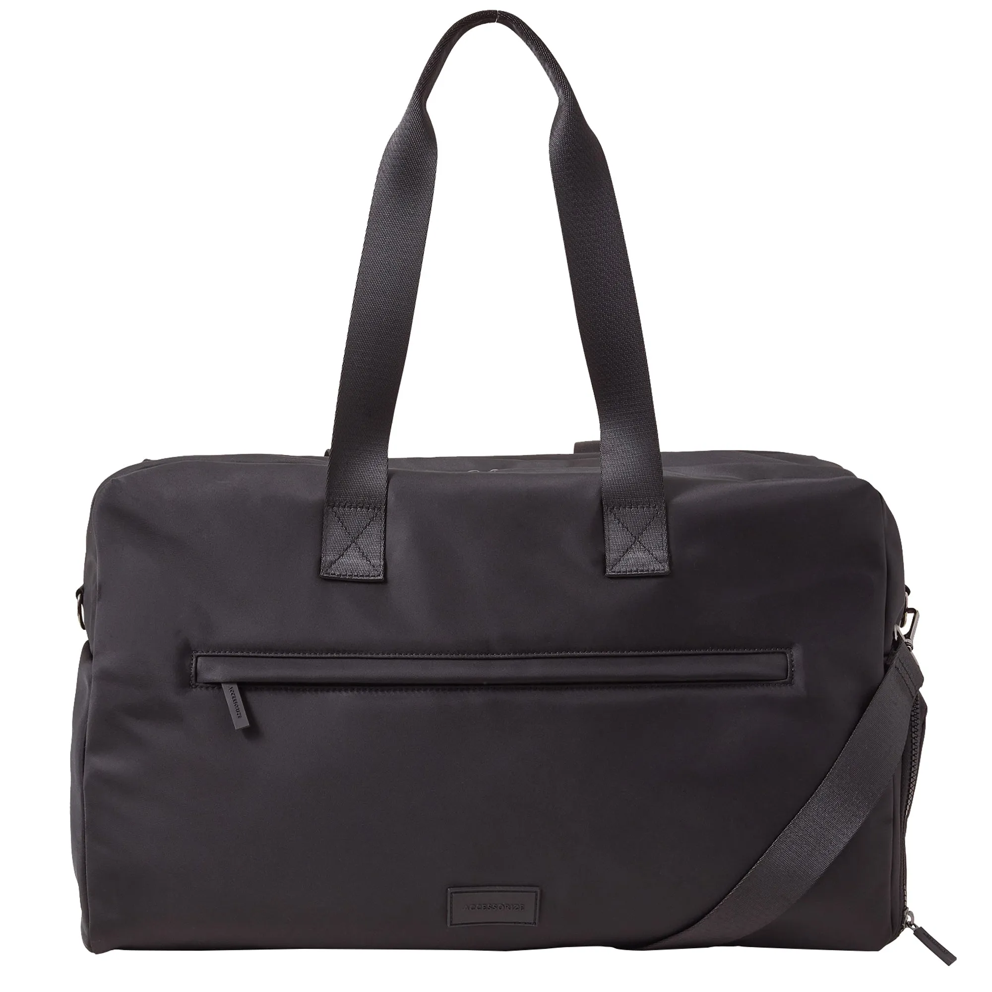 Accessorize London Women's Black Large Weekender Bag