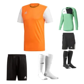 ADIDAS ESTRO 19 SS KIT BUNDLE SOLAR ORANGE