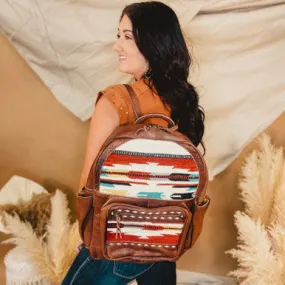 American Darling Saddle Blanket Backpack - Rust