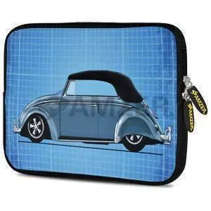 Amzer 10.5 Inch Neoprene Notebook Tablet/iPad Sleeve - Classic Beetle Grid