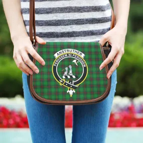 Anstruther Tartan Saddle Bag with Family Crest