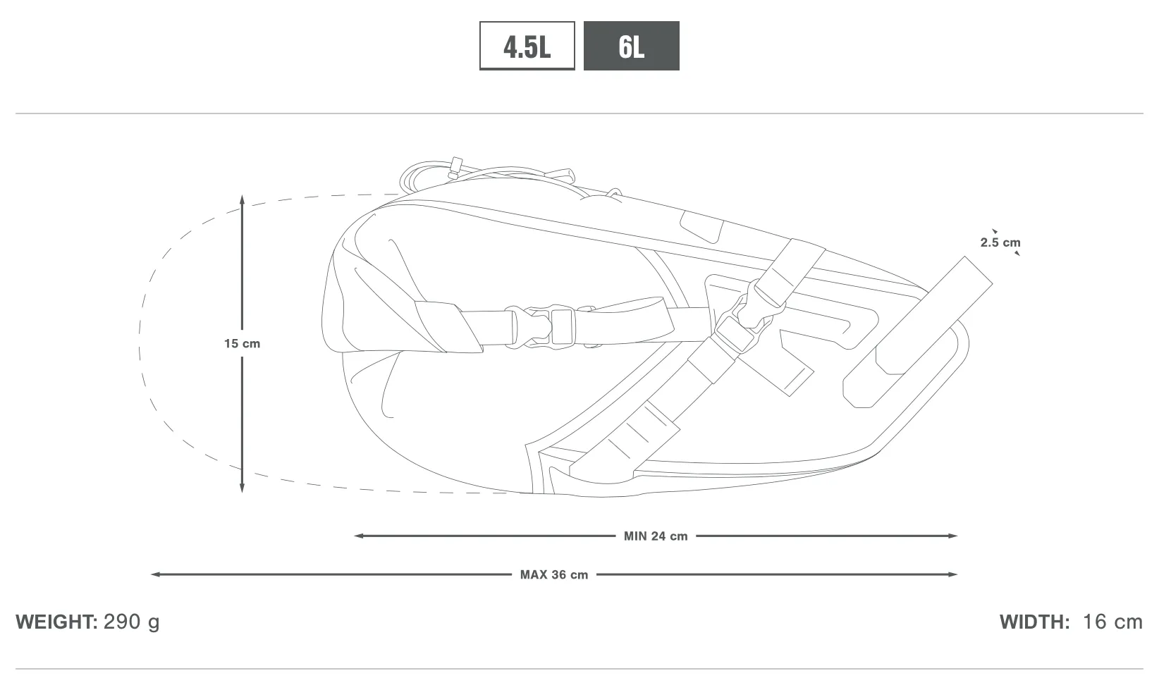 Apidura Backcountry Saddle Pack