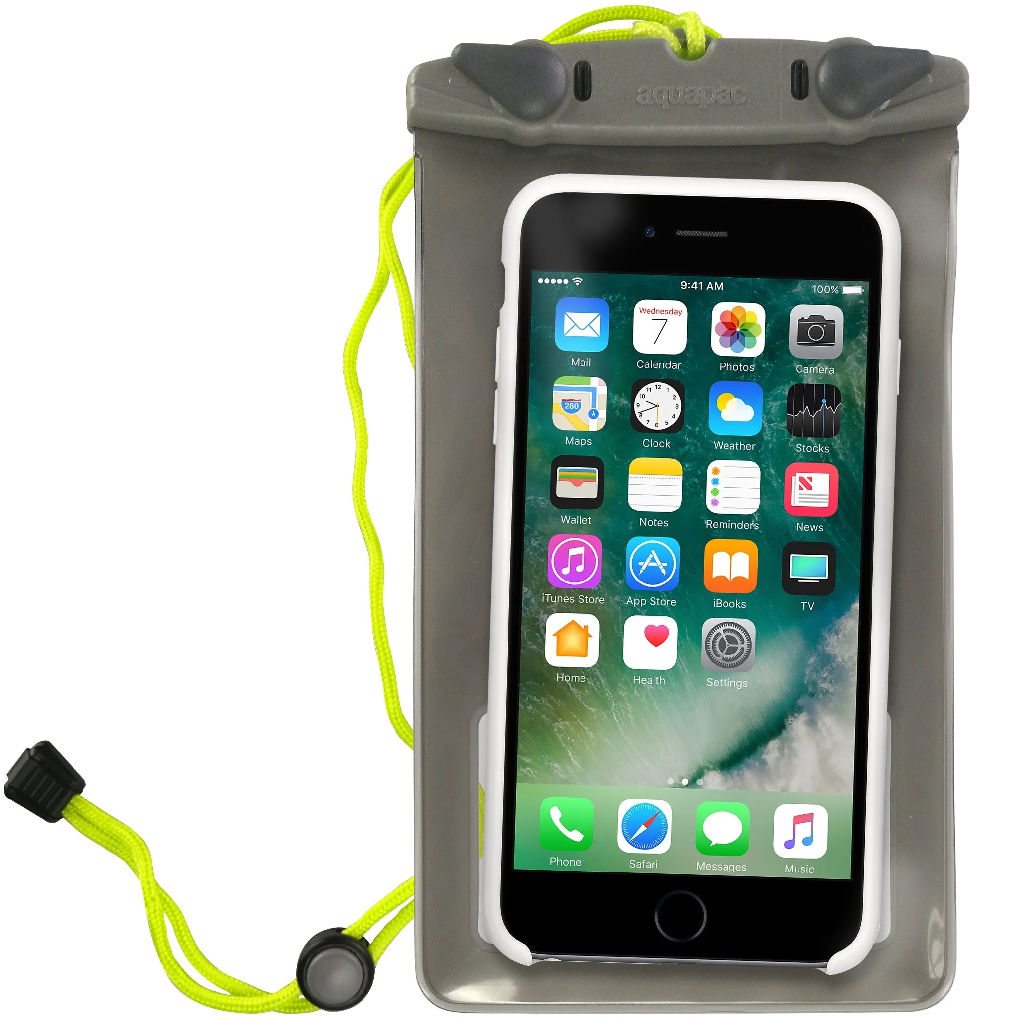 Aquapac Waterproof Phone Case Plus Extra Large for phones with Heavy Duty bumper case