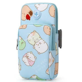 B095 Large Sports Mobile Phone Cartoon Arm Bag Wrist Fitness Bag(Fat Bear)