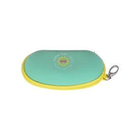 Babiators Travel Case - Aqua with Yellow Trim