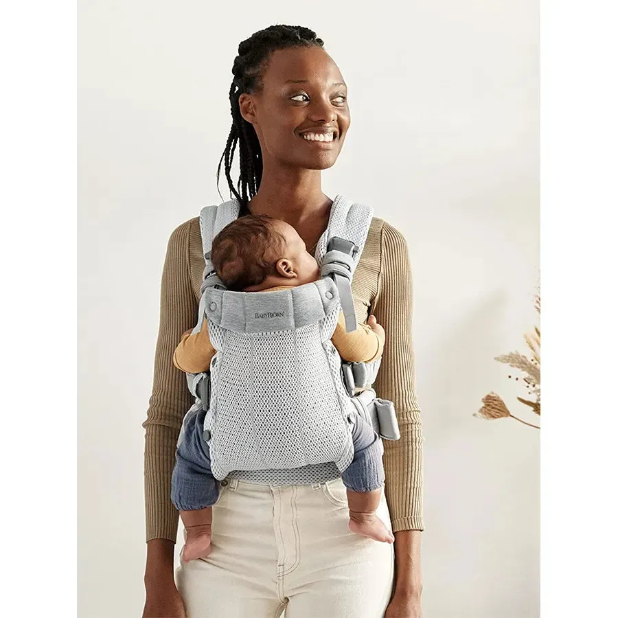 BabyBjorn Baby Carrier Harmony - 3D Mesh (Silver)