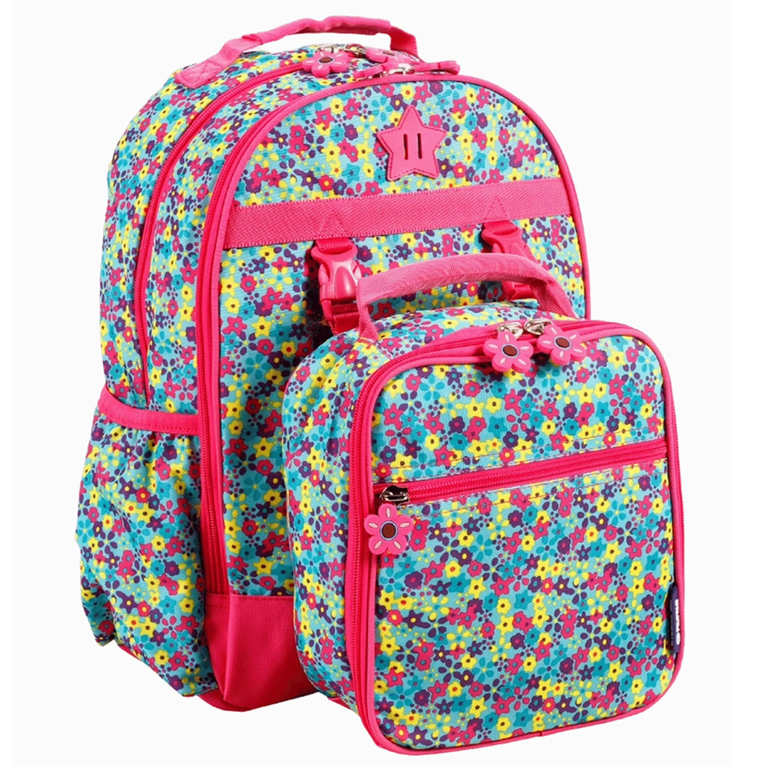 Backpack & Lunchbox Set, Floral