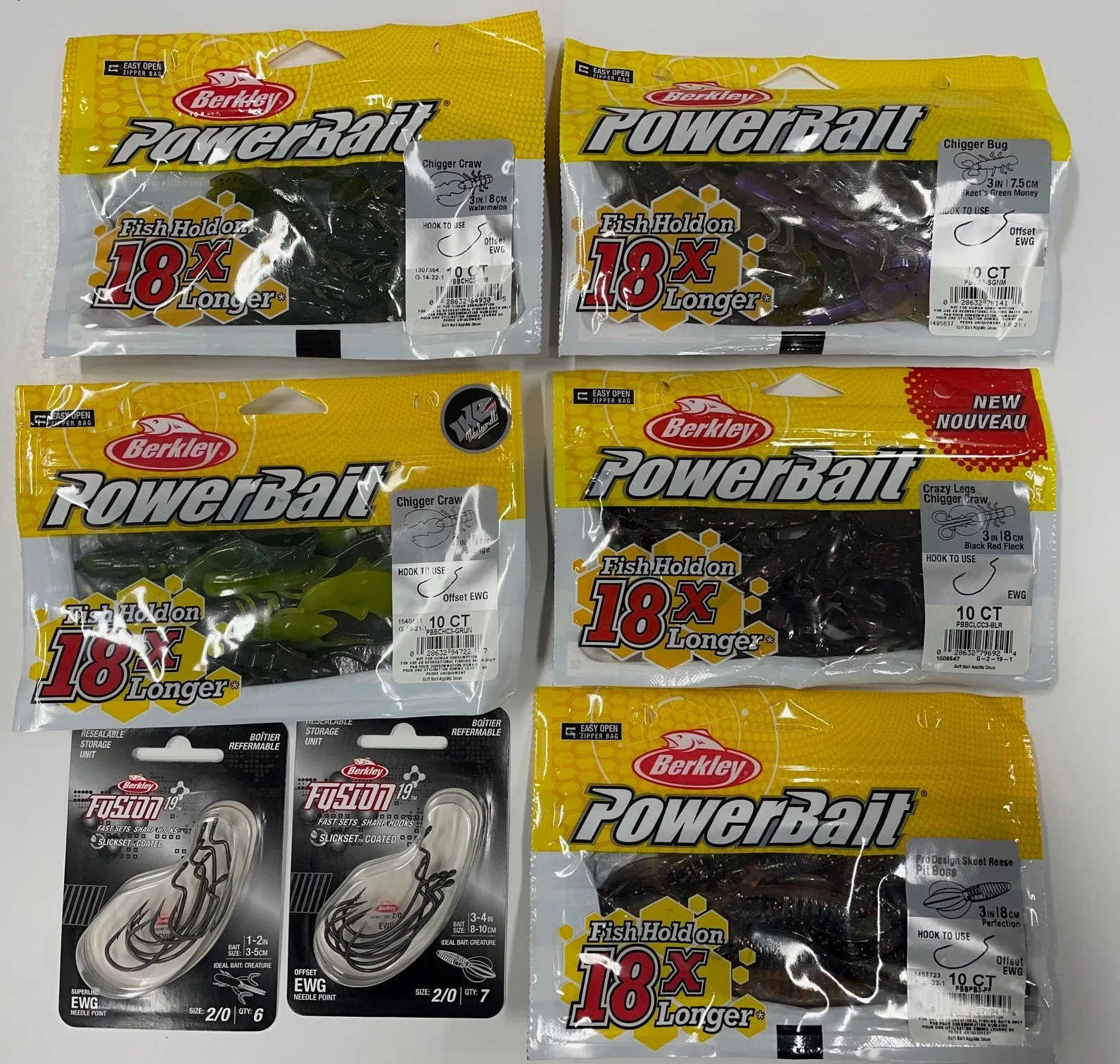 Berkley PowerBait Creatures 'n' Craws 3 inch Essentials Kit