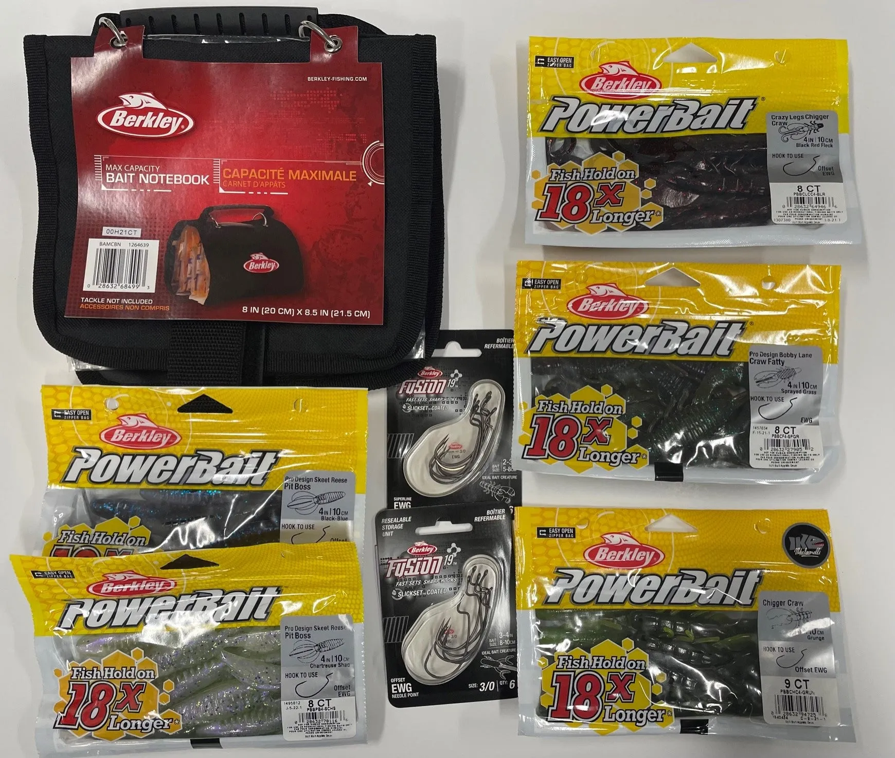 Berkley PowerBait Creatures 'n' Craws 4 inch Essentials Kit