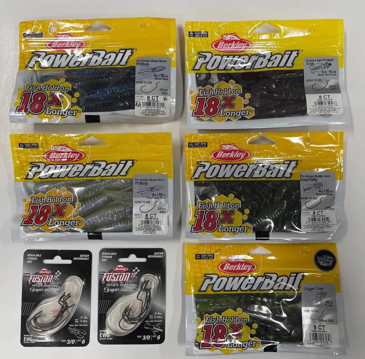 Berkley PowerBait Creatures 'n' Craws 4 inch Essentials Kit