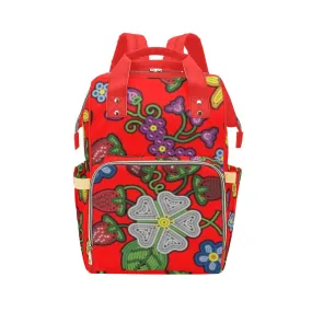 Berry Pop Fire Multi-Function Diaper Backpack/Diaper Bag