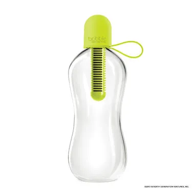 Bobble Water Bottle with Intergrated Cap 0.5L Lime 053BOEULM-6PK