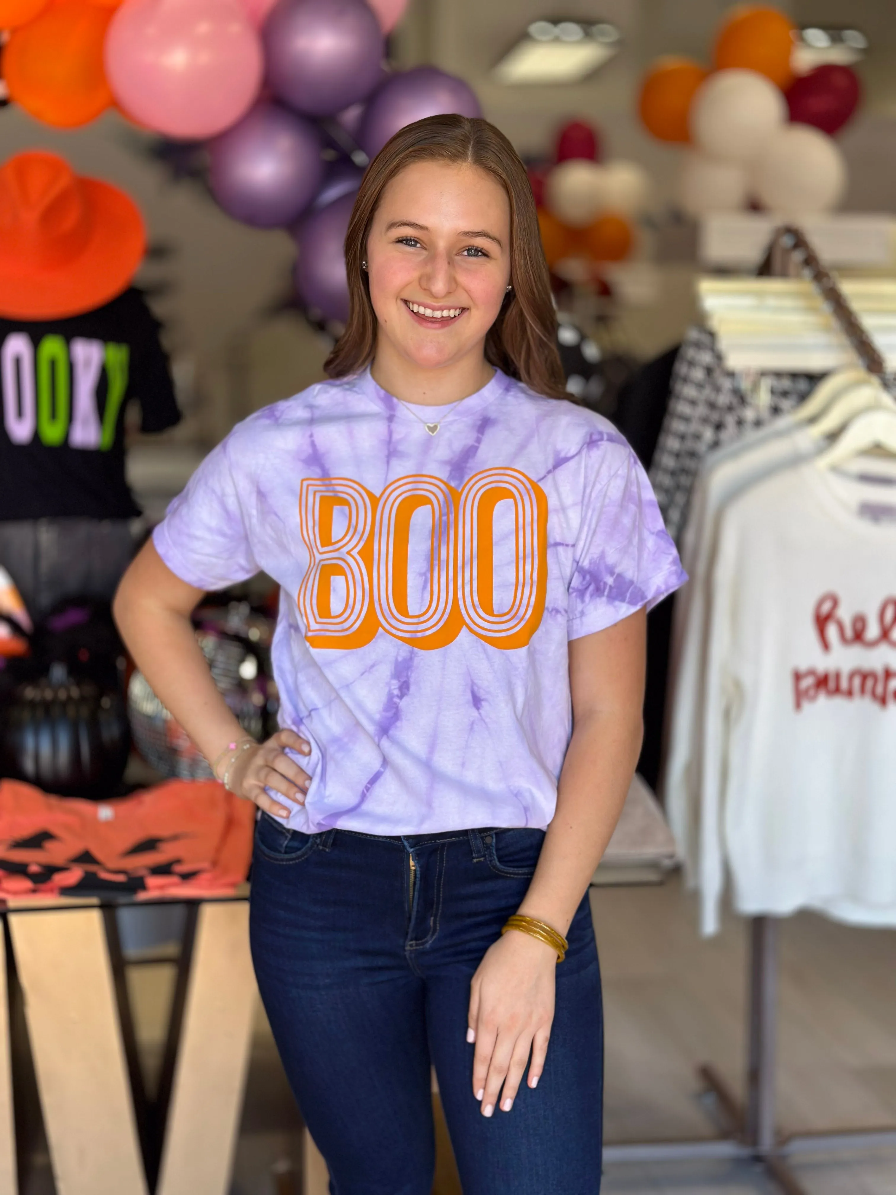 BOO Tie Dye Tee