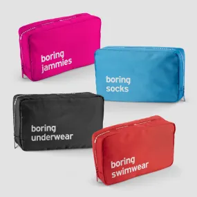 Boring - Set of 4 - Packing Bag