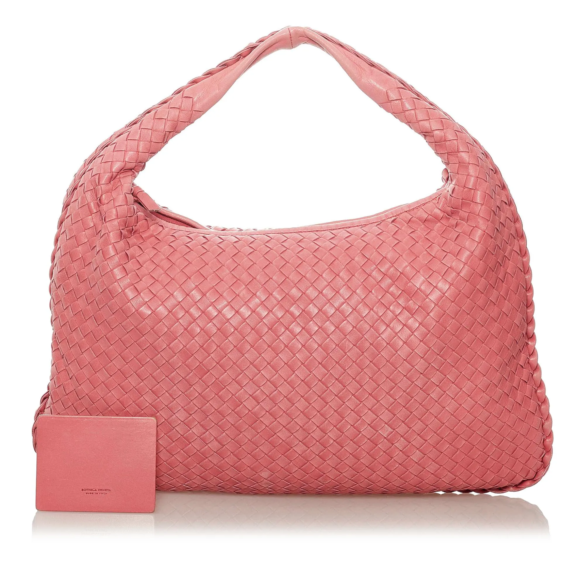 Bottega Veneta Intrecciato Leather Hobo Bag (SHG-27938)