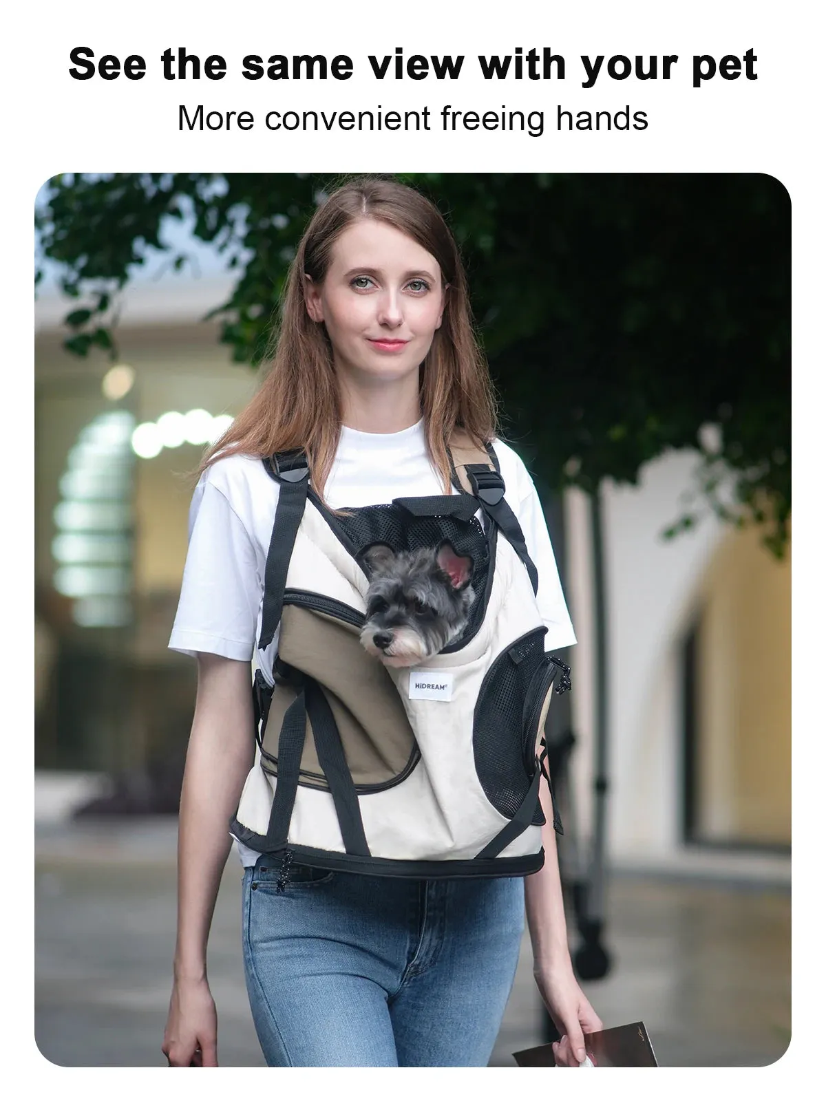 Breathable Pet Carrier Sling Bag for Small Dogs and Cats