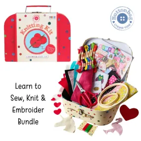 Buttonbag Sew, Knit & Embroidery Bundle