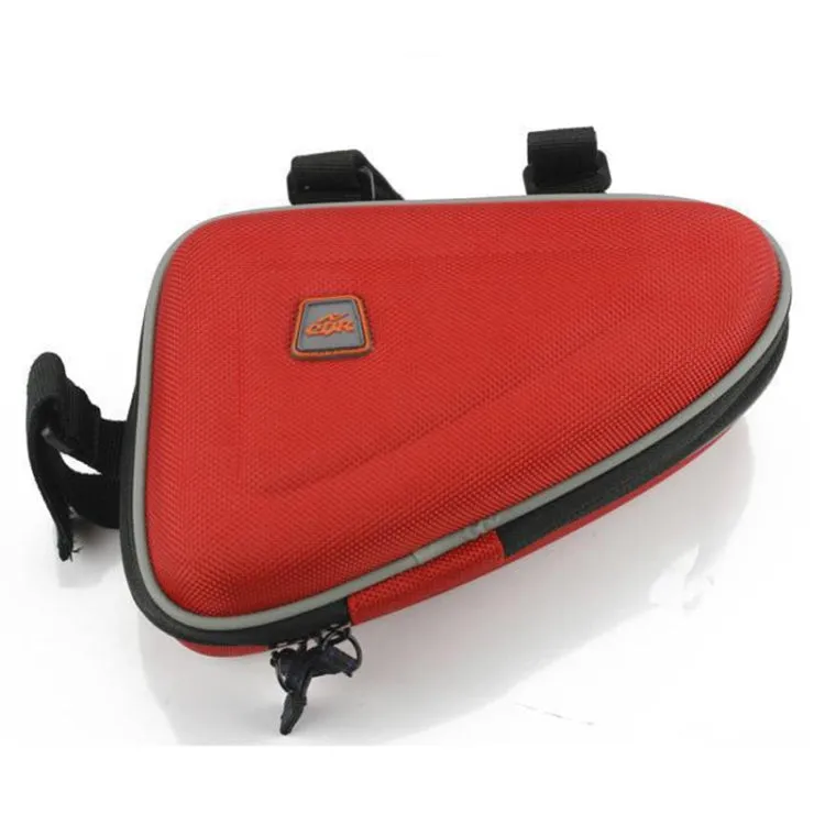 CBR  EVA Hard Shell Bag Mountain Bike Bicycle Triangle Bag Saddle Bag(Red)