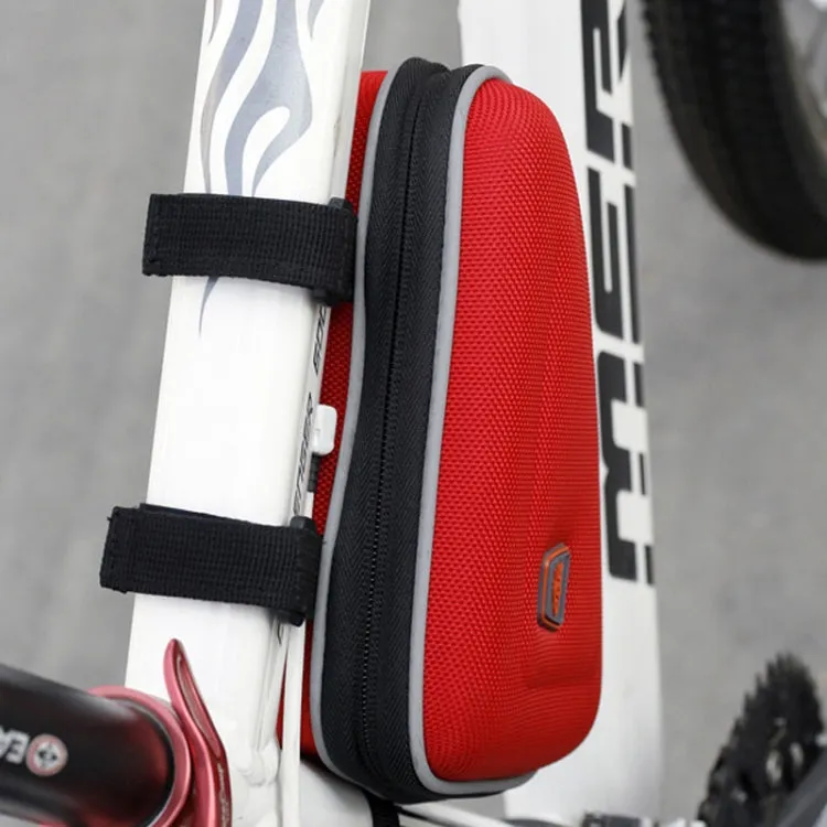 CBR  EVA Hard Shell Bag Mountain Bike Bicycle Triangle Bag Saddle Bag(Red)