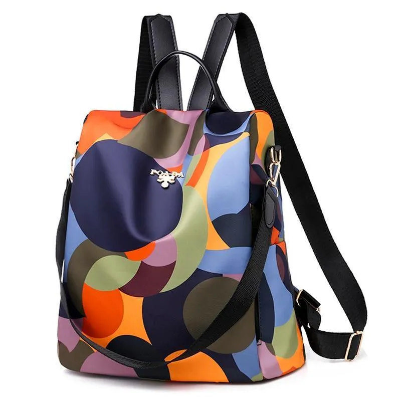 Circle Art Fashion Anti-theft Backpack