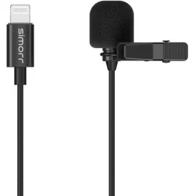 [CLEARANCE] Simorr by SmallRig Wave L3 Lavalier Microphone Made for Lightning Devices Perfect for Interviews, Vlogging and Broadcast | Model - 3453