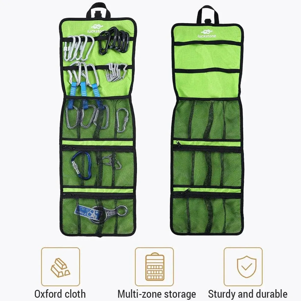 Climbing Quickdraw Hanging Storage Bag Climbing Gear Organizer Bag Small Tools Organizer Pouch