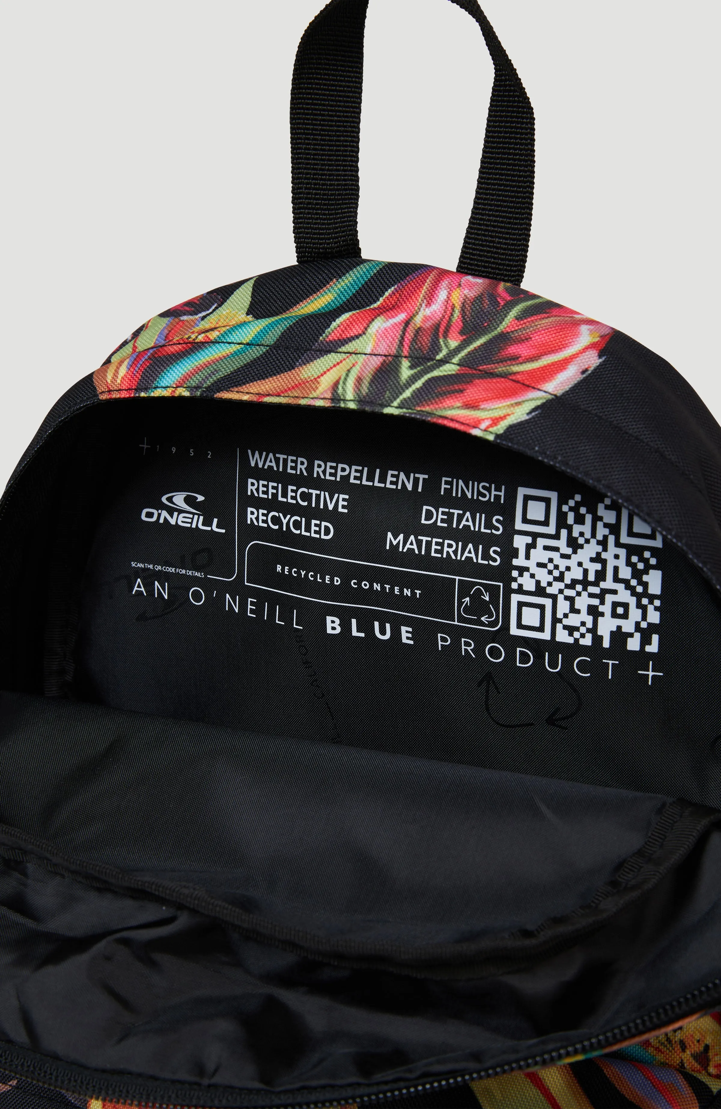 Coastline Mini Backpack | Black Flower