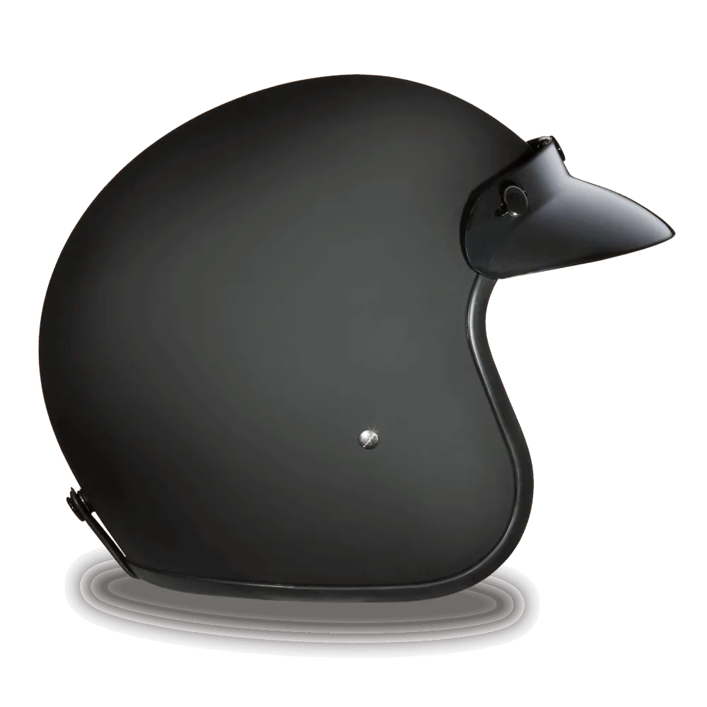 DC1-B D.O.T. Daytona Cruiser Helmet - Matte Black