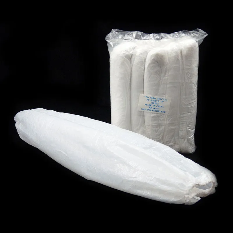 Disposable Arm Sleeve, Color: WHITE. CHOOSE Color, 100/box or 10 boxes/case.