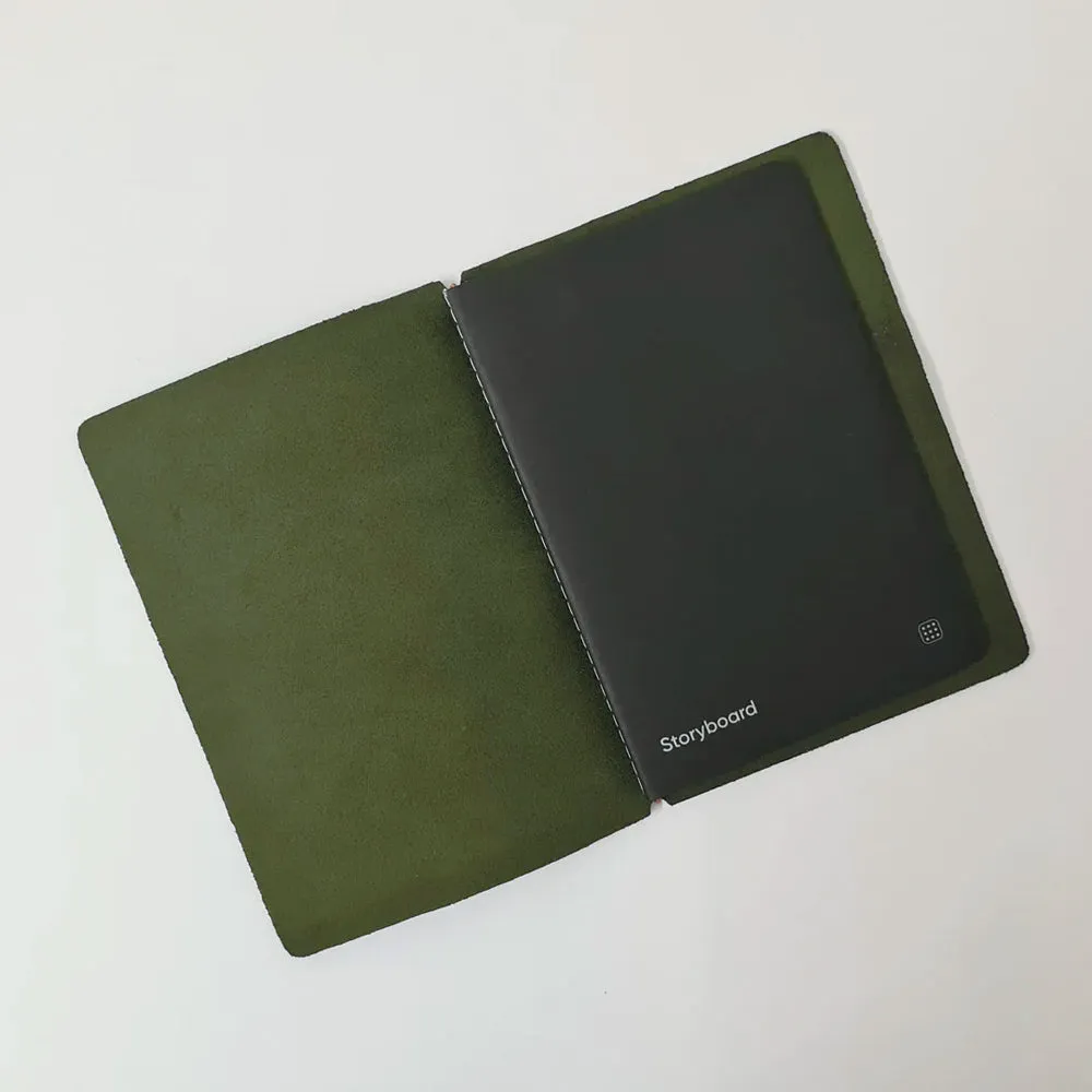 Endless Explorer Refillable Leather Regalia Paper Journal Green