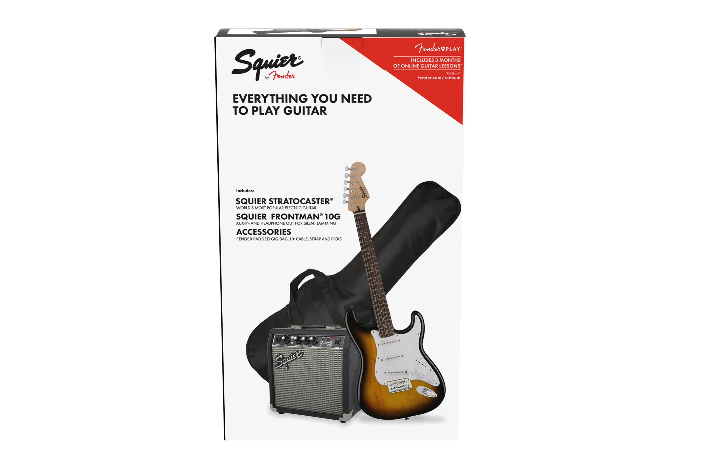 Fender Squier Stratocaster® Pack Sunburst