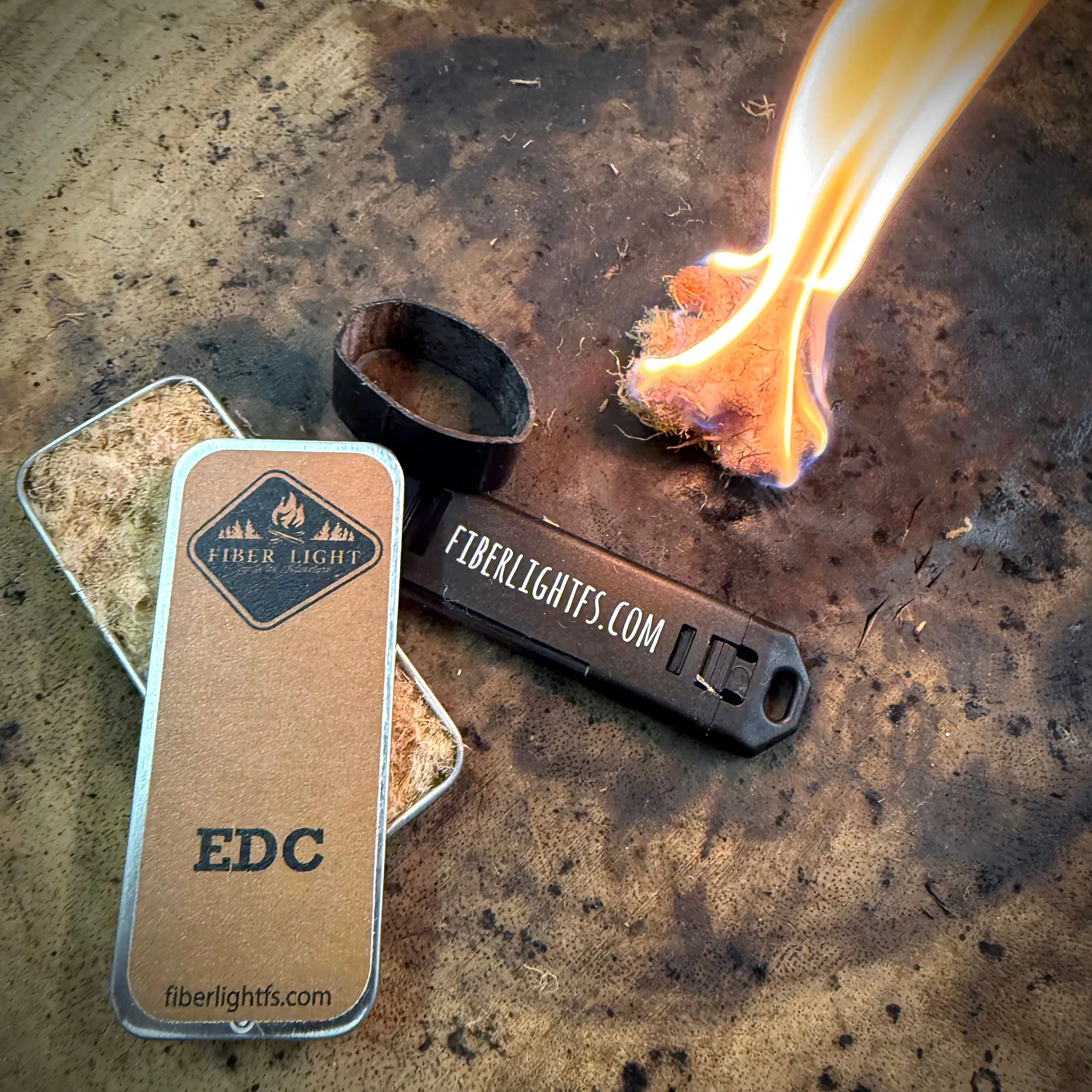 Fiber Light EDC Fire Kit