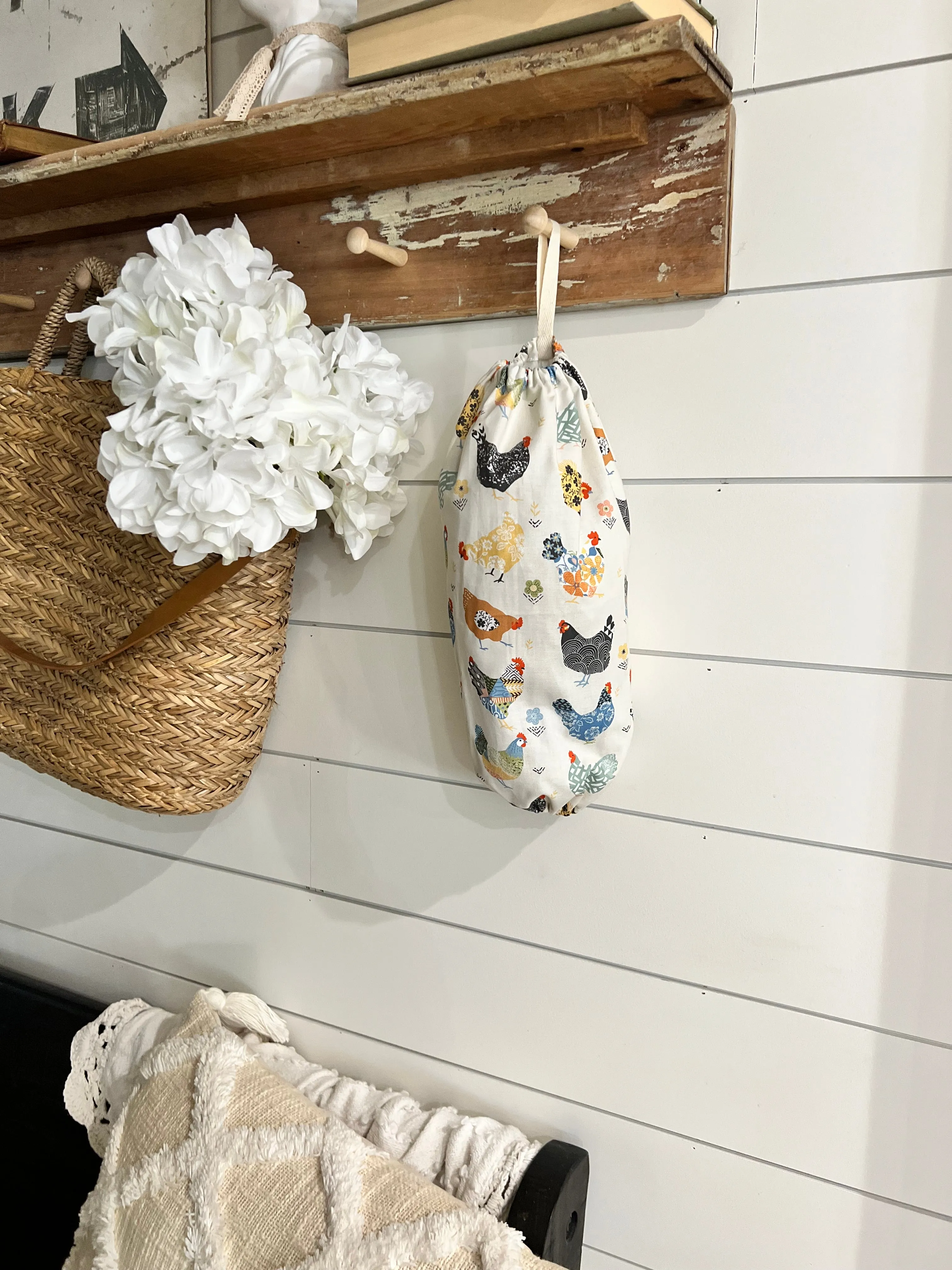 Floral Chicken Bag Holder