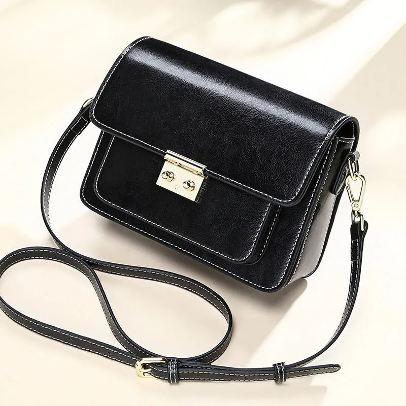 Handbag Genuine Leather Fashion One-shoulder