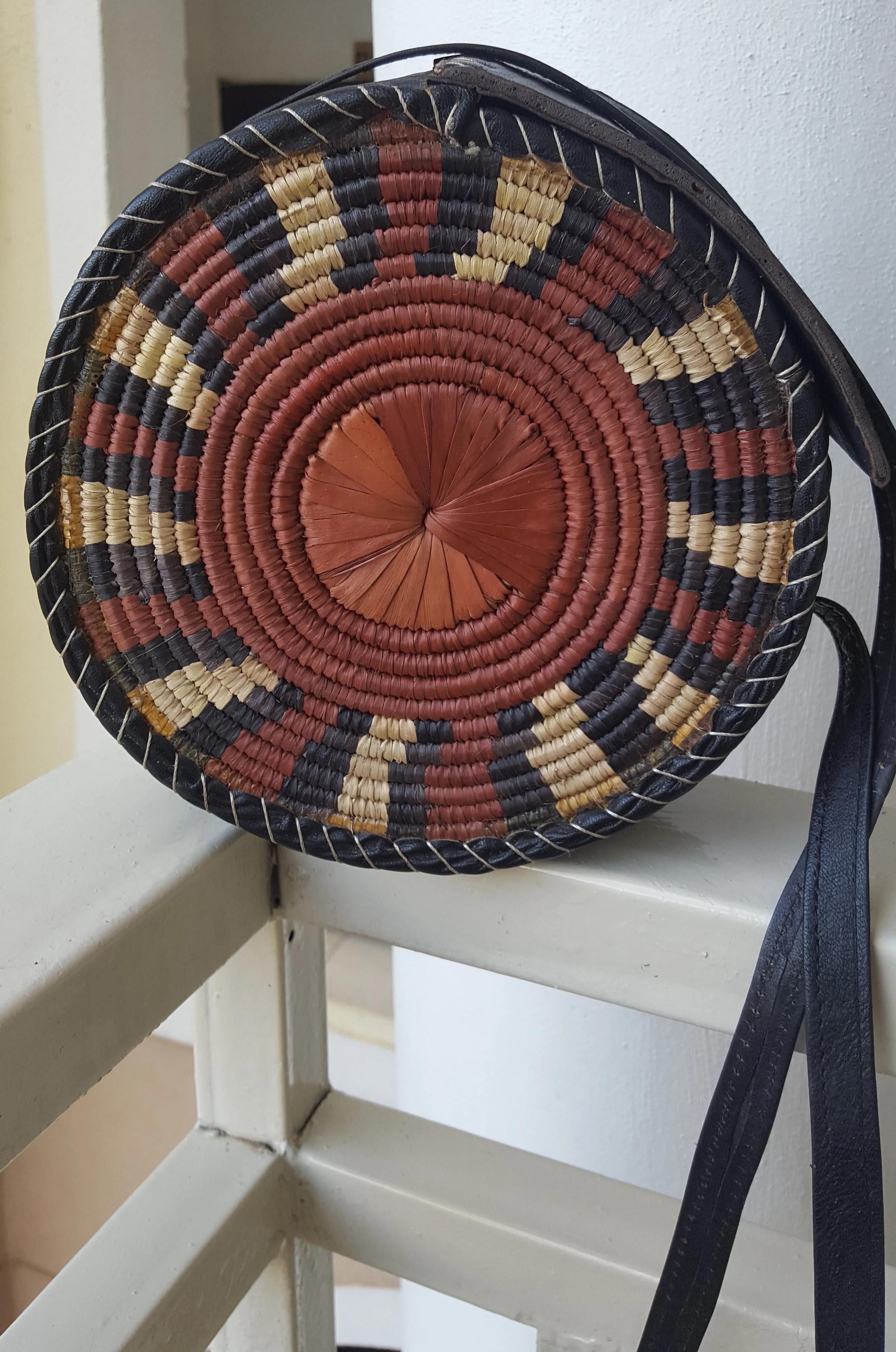 Handwoven Round Raffia Handbags