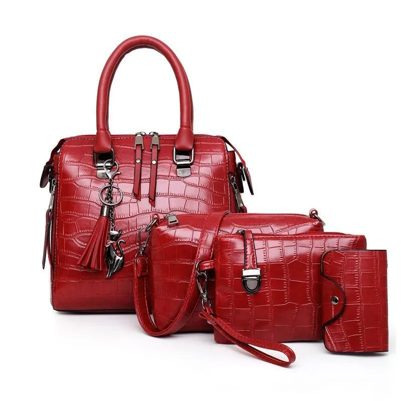 HELGA | 4-PIECE LEATHER BAG SET (1 1 FREE)