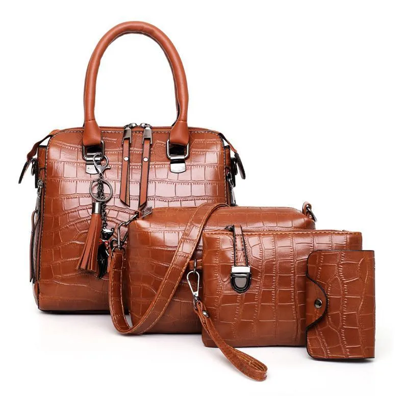 HELGA | 4-PIECE LEATHER BAG SET (1 1 FREE)