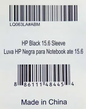 HP Notebook Black Laptop Bag LQ063LA#ABM