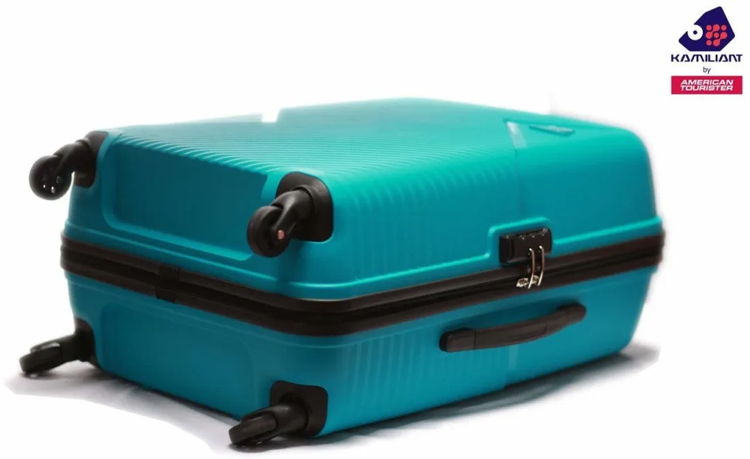 Kamiliant by American Tourister Zakk 2 piece Set 55cm and 68cm small and medium Trolly bag Teal colour