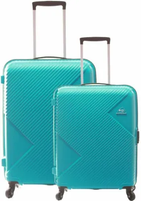 Kamiliant by American Tourister Zakk 2 piece Set 55cm and 68cm small and medium Trolly bag Teal colour