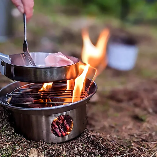 Kelly Kettle® Scout Basic Kit – Stainless Steel Camping Kettle