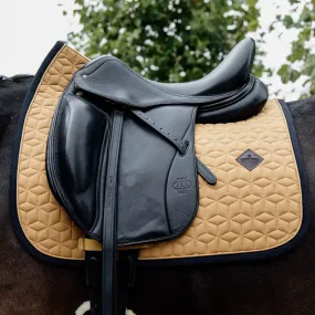 Kentucky Horsewear Softshell Dressage Saddle Cloth - Mustard