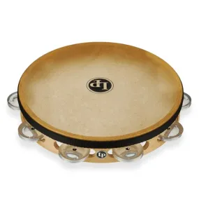 Latin Percussion LP383-AL Pro Single Row Headed Tambourine - 10" (Aluminum)