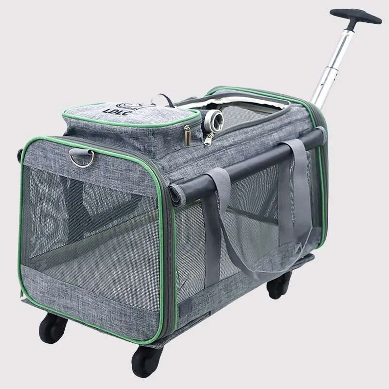 LDLC Lightweight Foldable Pet Trolley with Silent Wheels