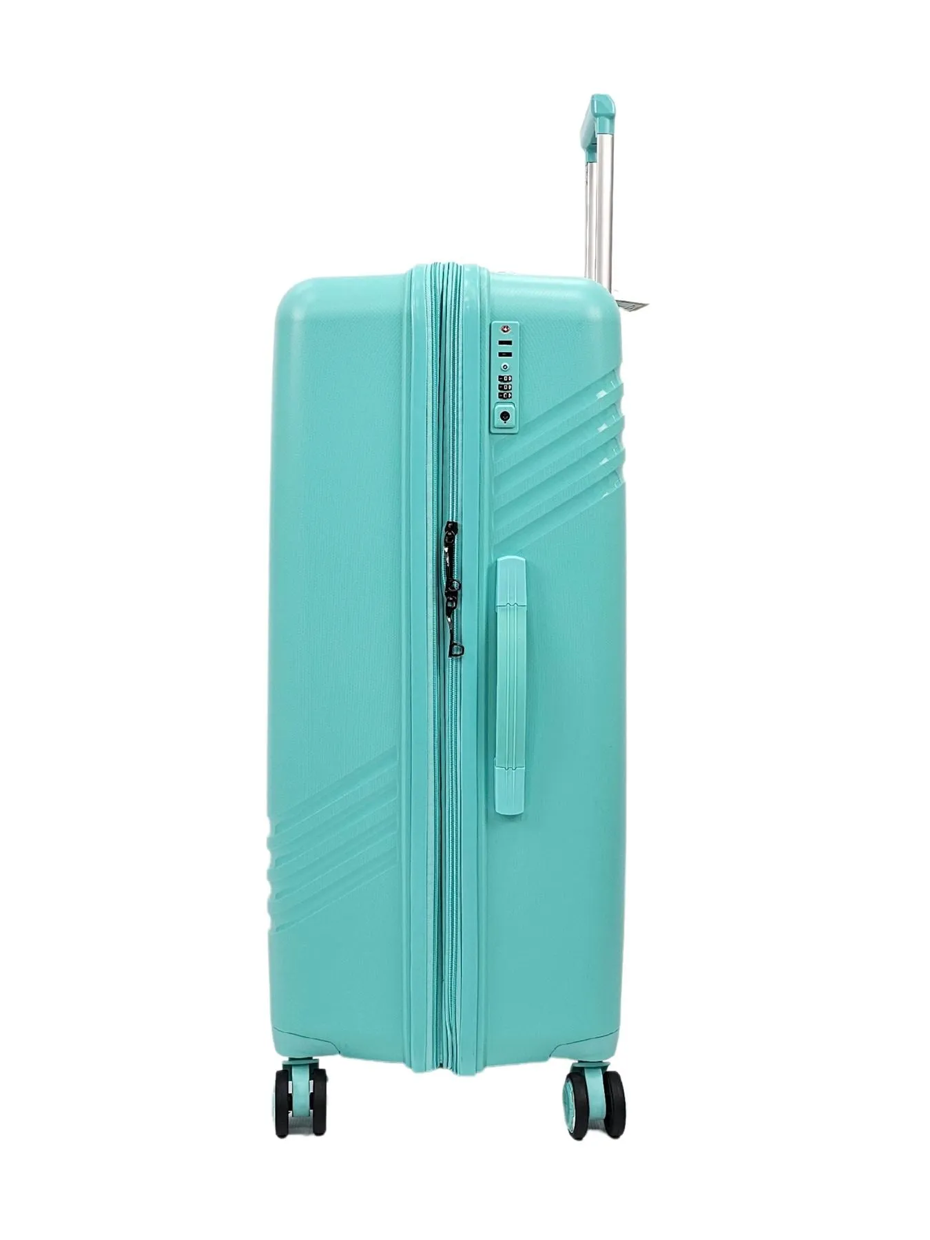 Luggage Suitcase Travel Bag Carry On Hand Cabin Check in Hard-Shell 4 Spinner Wheels Trolley Set