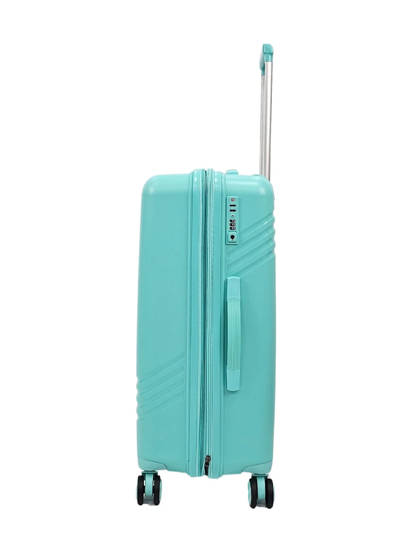 Luggage Suitcase Travel Bag Carry On Hand Cabin Check in Hard-Shell 4 Spinner Wheels Trolley Set