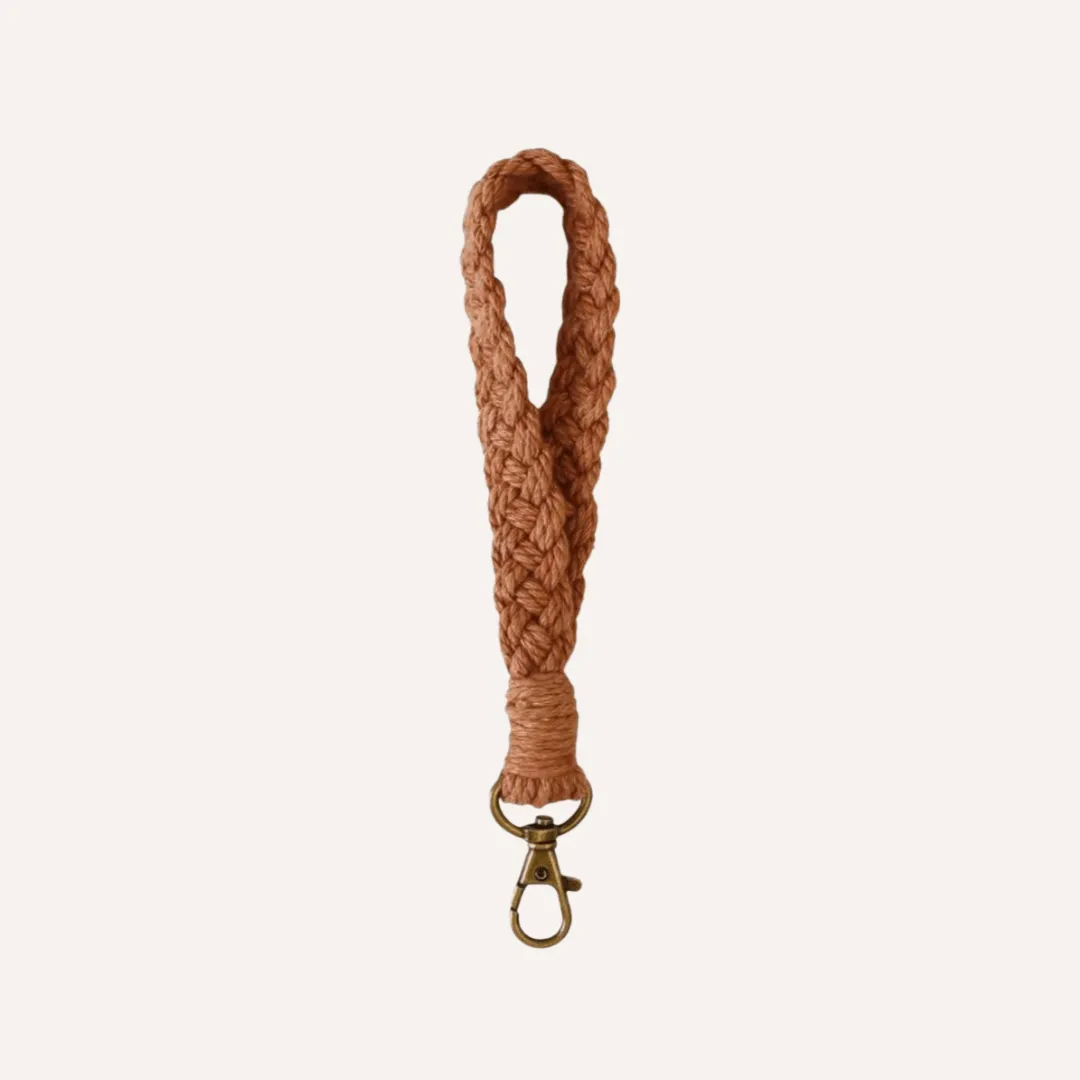 Macrame Boho Keychain