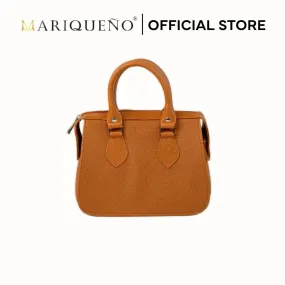 MARGAUX Top Handle Sling Bag in Tan Brown